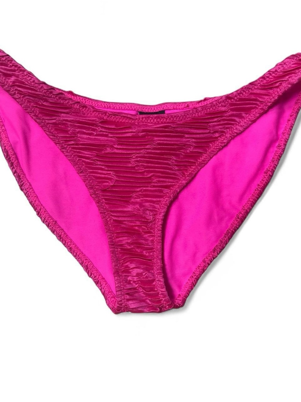 triangl swimwear Hot Pink Ruched Bikini Bottom Women’s Small Beach Summer